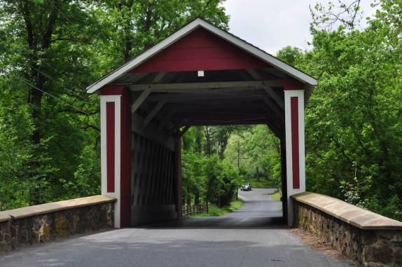 'Pontes de Madison' na região de Newark, em Delaware - Estados Unidos